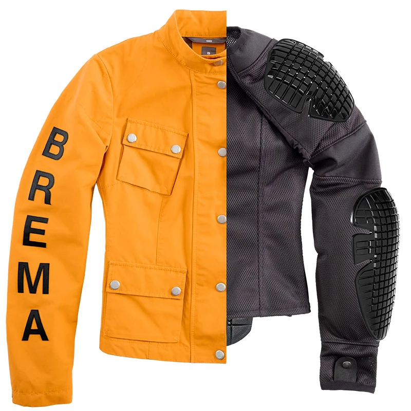 Tessuto Giacca Brema Silver Vase Giallo - immagine 2