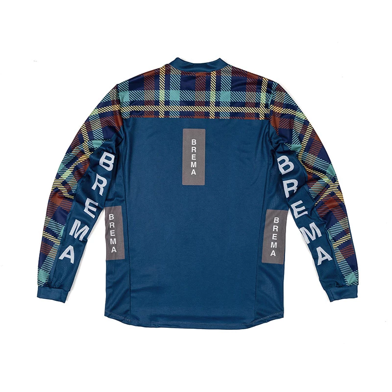 Maglie Maglia Brema Trofeo Chequered Sw Blu - immagine 2