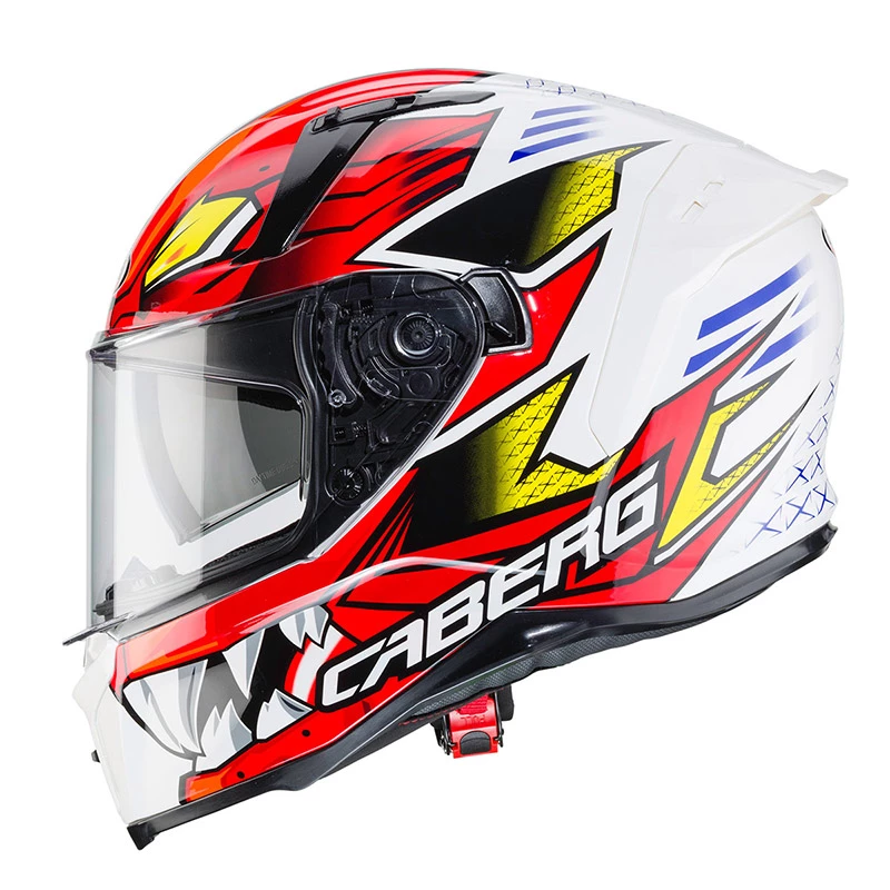 Policarbonato Casco Caberg Avalon Giga Bianco Rosso Giallo - immagine 2