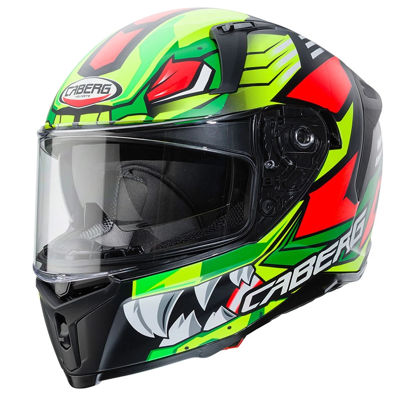 Policarbonato Casco Caberg Avalon Giga Nero Giallo Rosso