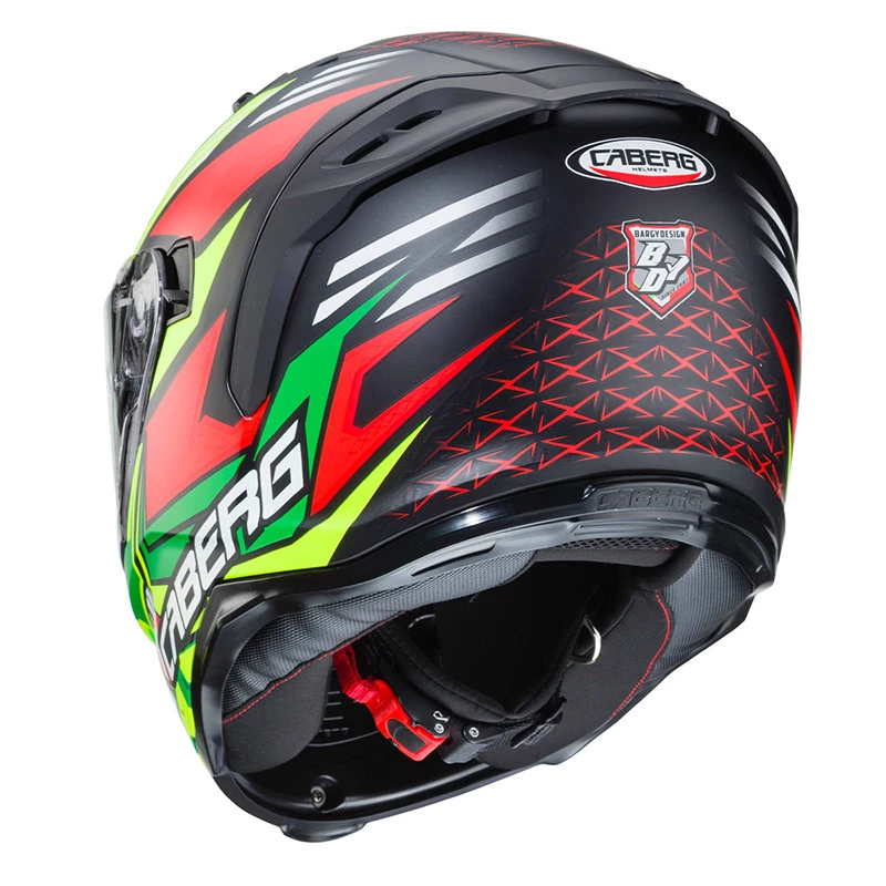 Policarbonato Casco Caberg Avalon Giga Nero Giallo Rosso - immagine 4