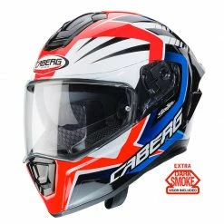 Fibra Casco Caberg Drift Evo Mr55 Bianco Rosso Blu