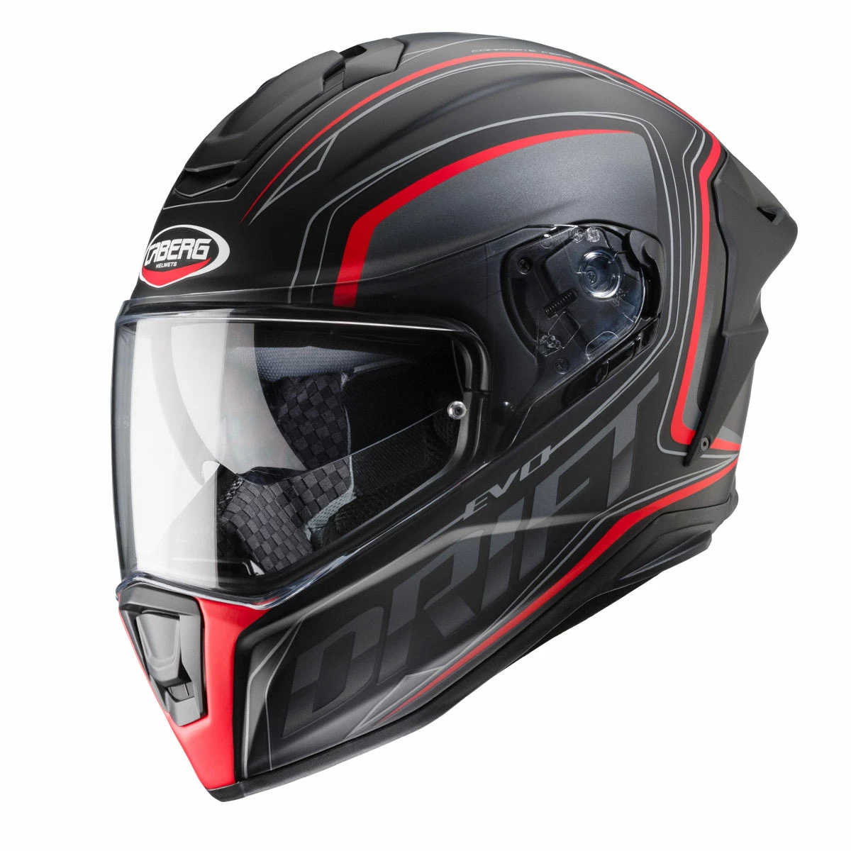 Fibra Caberg Drift Evo Integra Nero Rosso Fluo