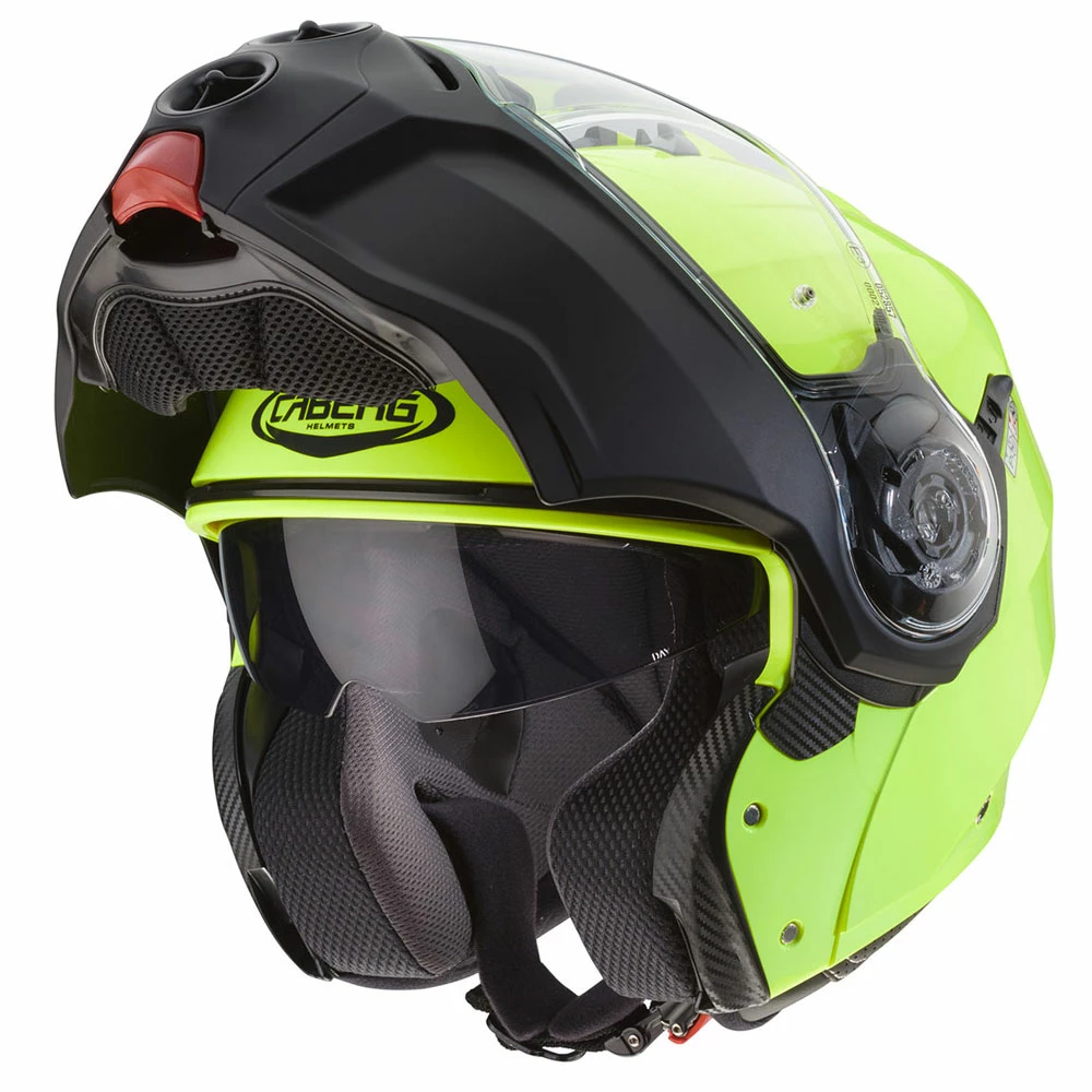 Policarbonato Caberg Droid Hi Vizion Giallo Fluo