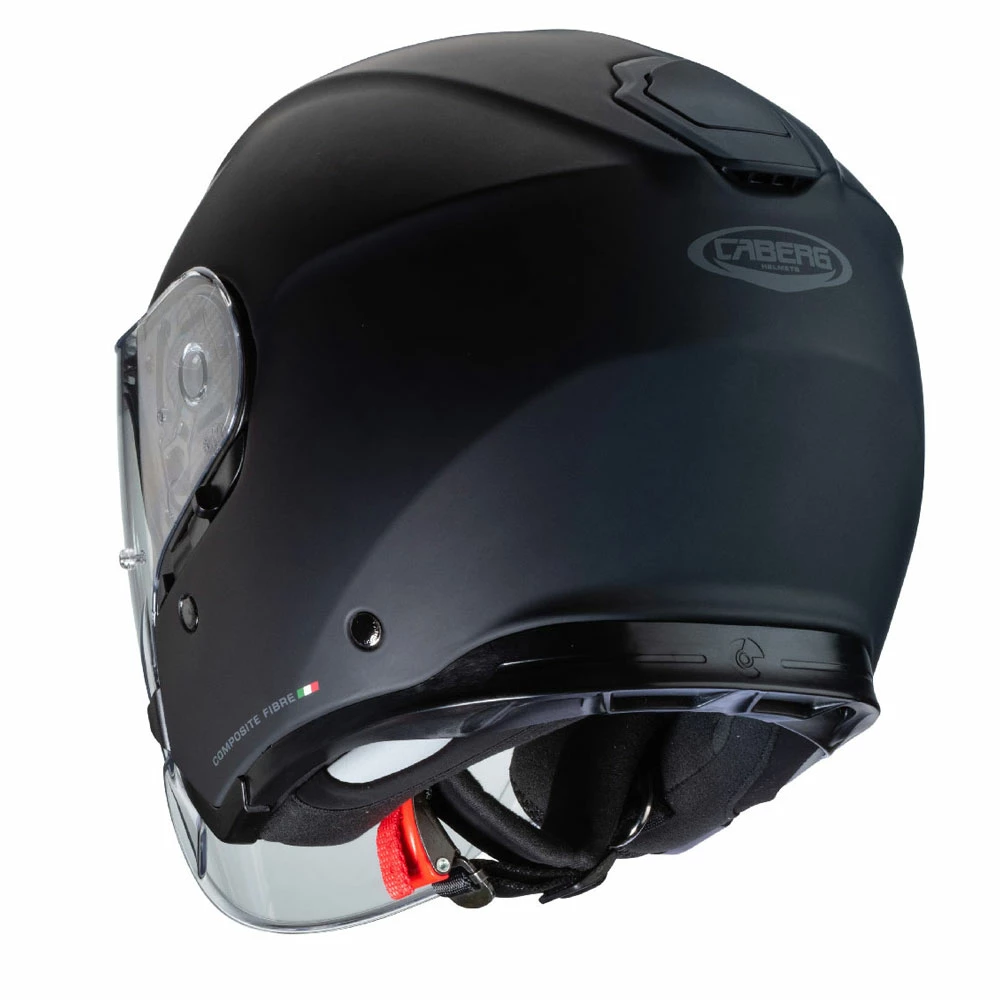 Fibra Casco Caberg Flyon Nero Opaco - immagine 4