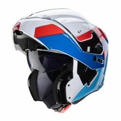 Policarbonato Caberg Horus Scout Bianco Rosso Blu