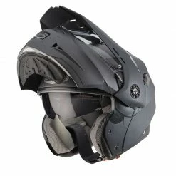 Policarbonato Casco Modulare Caberg Tourmax Gun Metal Opaco